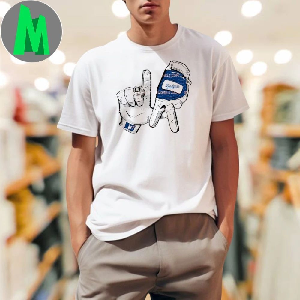 Los Angeles Dodgers Hands LA Dodgers Hands Signed Shirt Unisex