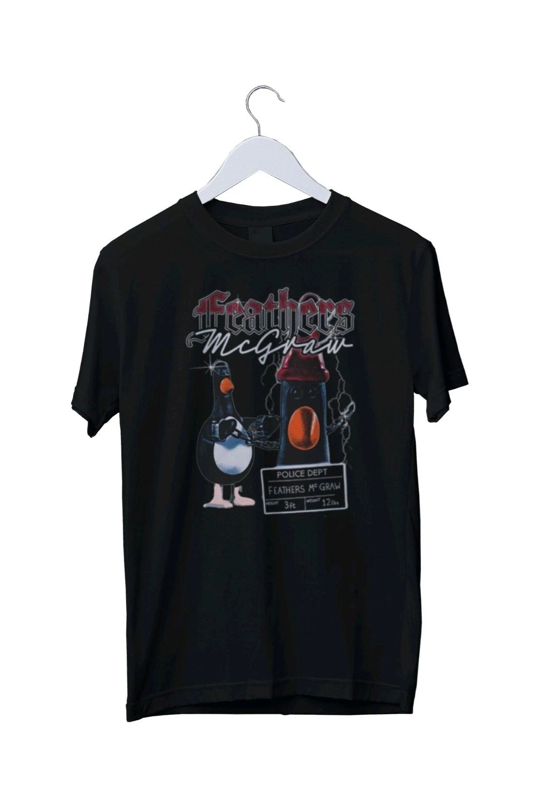 Feathers McGraw 90s Bootleg Graphic Print Mens Unisex S M L XL 2 3 4 XL Unisex
