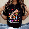 “Ok To Be Different” Autism Awareness | Inspirational Quote Tee Unisex