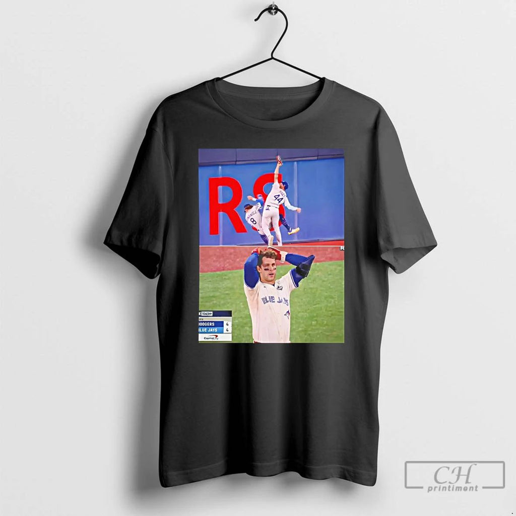 Classic Toronto Blue Jays Crazy Catch To Save The World Series T Shirts Unisex