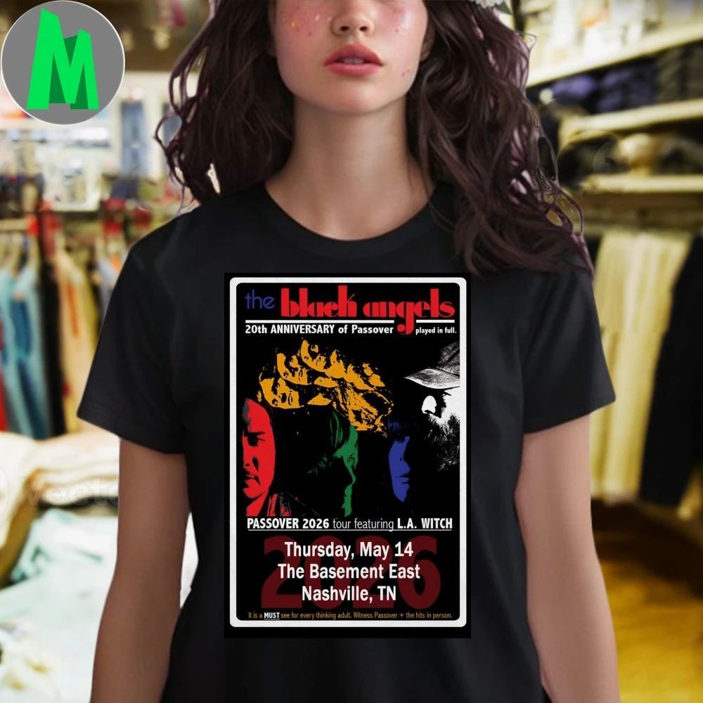 Original The Black Angels Nashville Tn May 14 2026 Poster Shirt Unisex
