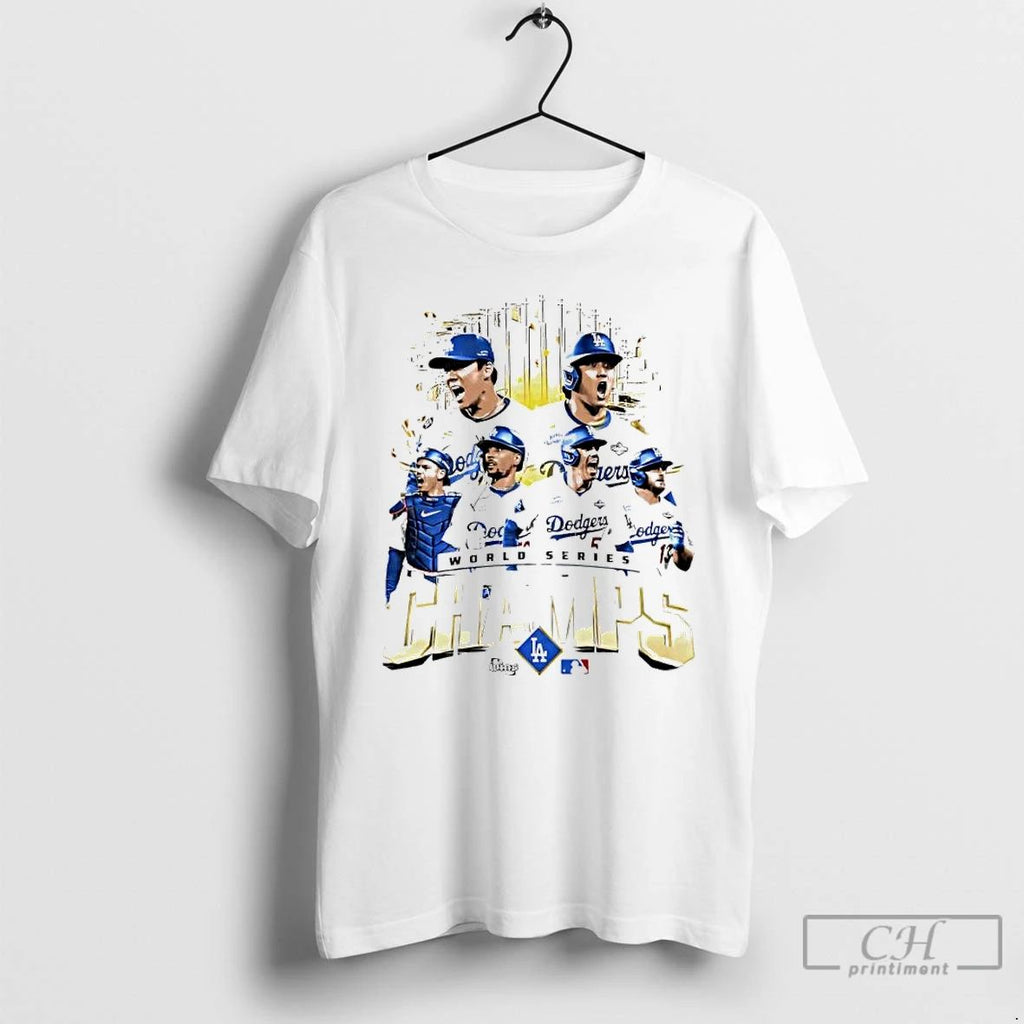 Premium Los Angeles Dodgers 2025 World Series Champs Graphic T Shirts Unisex