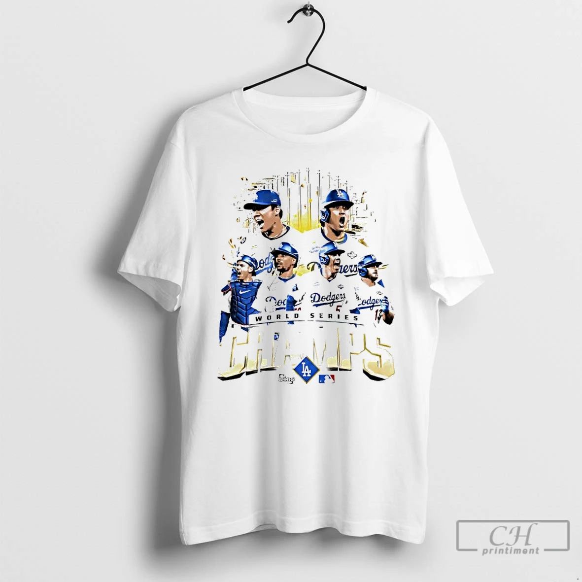 Premium Los Angeles Dodgers 2025 World Series Champs Graphic T Shirts Unisex
