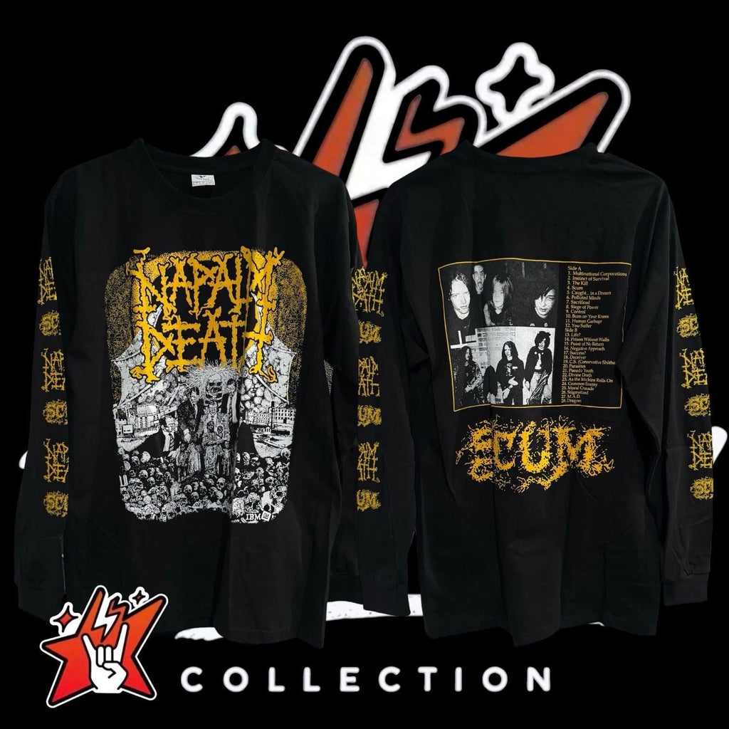 Napalm Death T- Shirt New Terrorizer Death Repulsion Cannibal Corpse Carcass Unisex