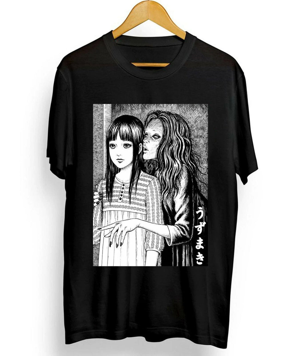 Uzumaki Junji Ito Tomie Horror Manga Anime Top New Unisex Black Unisex