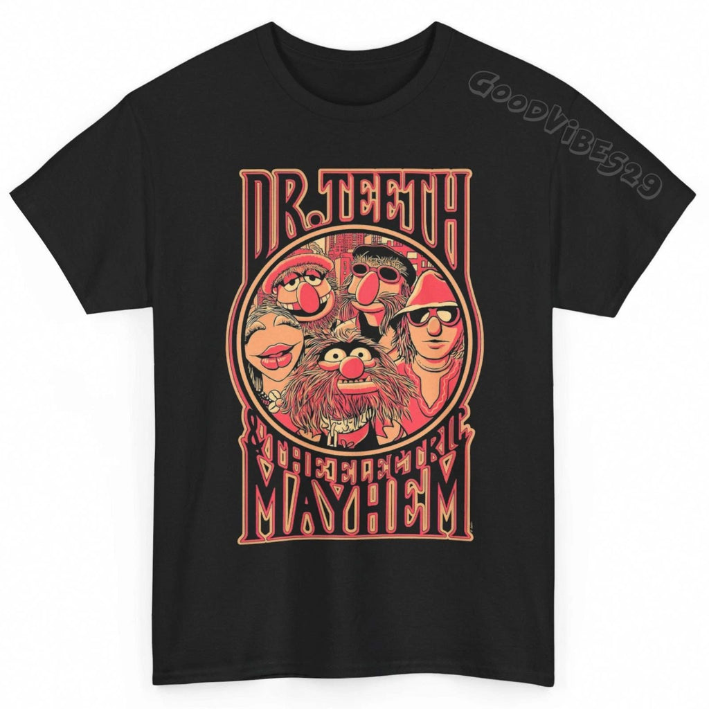 Muppets Dr. Teeth The Electric Mayhem Vintage S-5XL Men Women Unisex Unisex