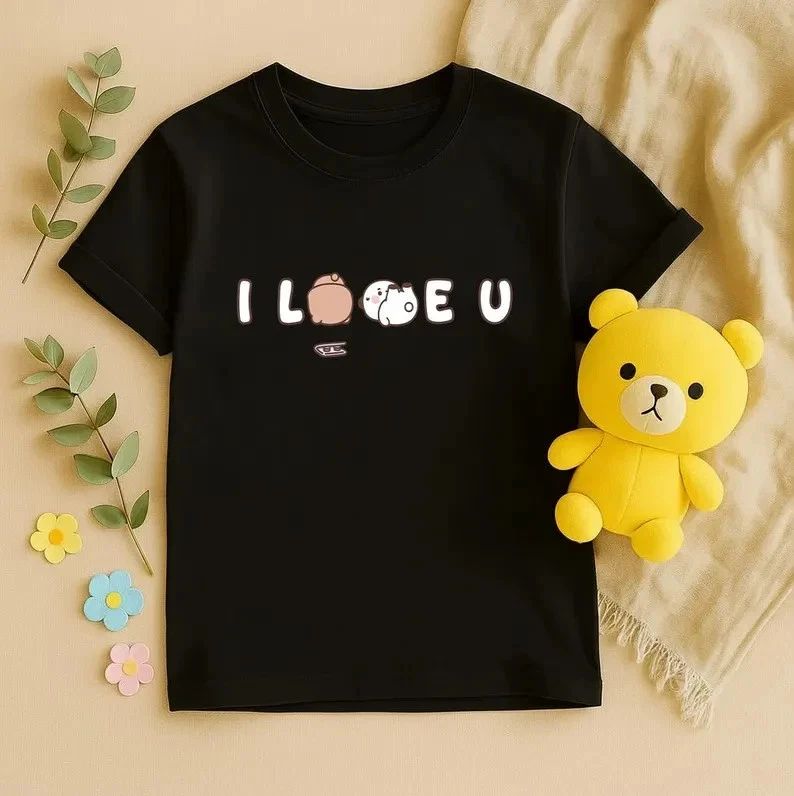Bubu Dudu I Love You Shirt – Cute Bear Unisex
