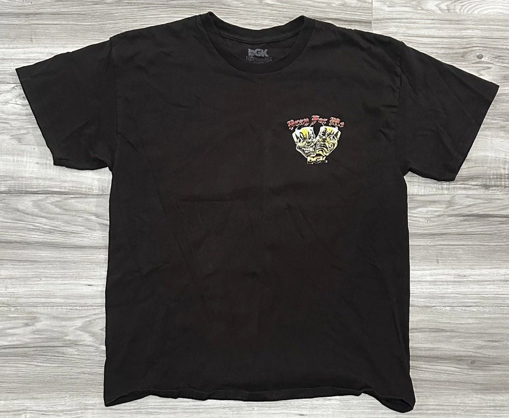 DGK Daily Grind Pray For Me, Religious Brown Size Large Y2K Unisex