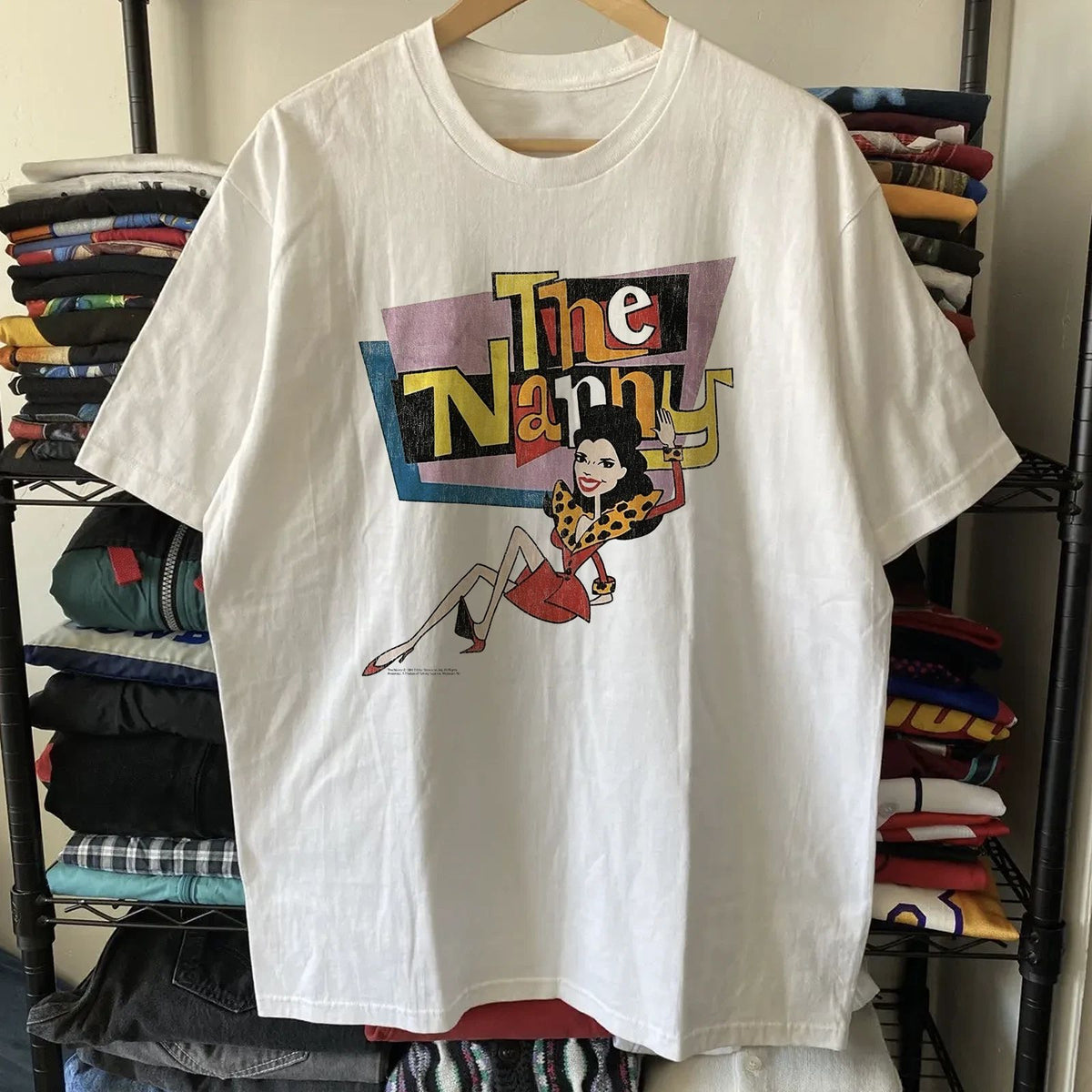 1994 The Nanny Series Rare White S Unisex