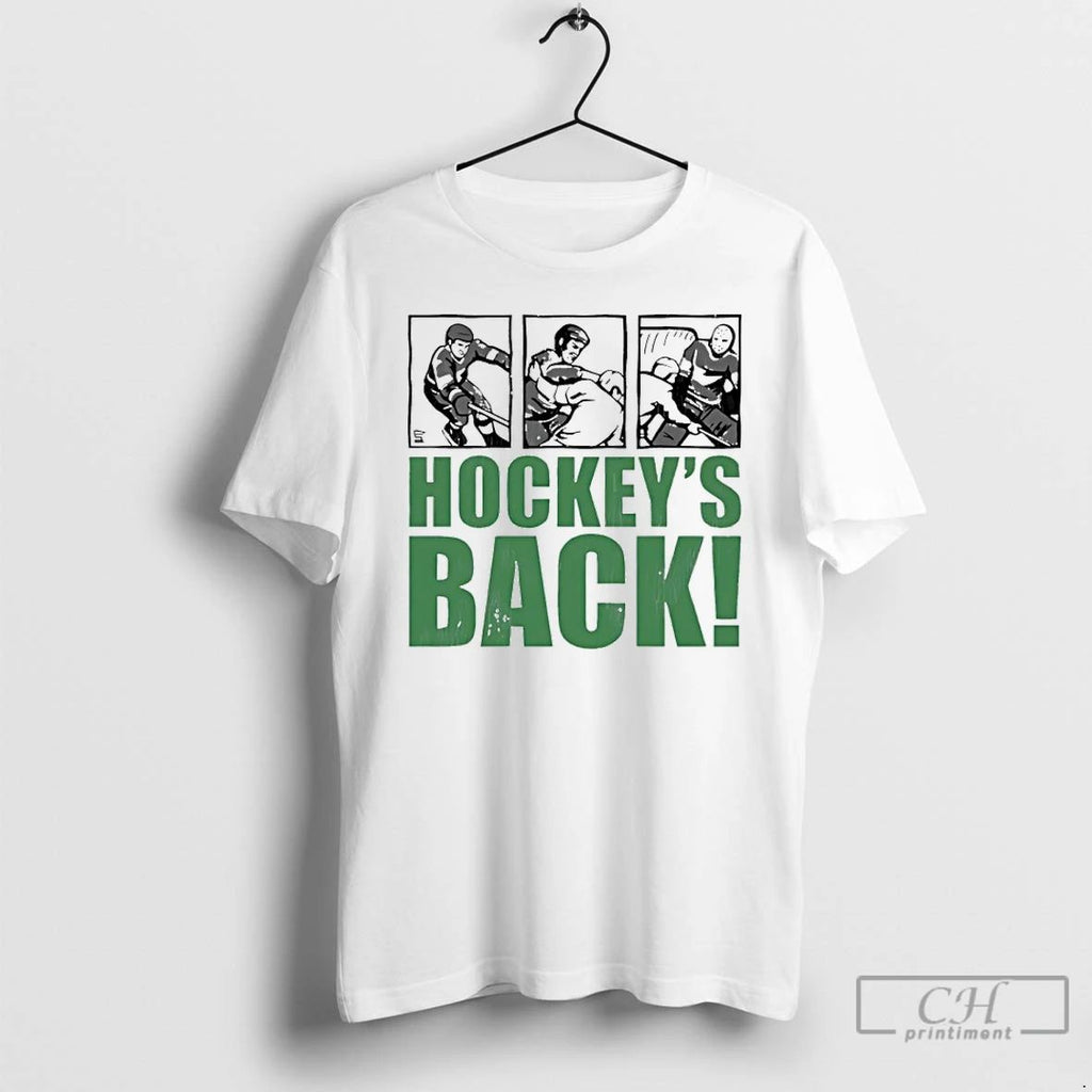Classic Hockeys Back T Shirts Unisex