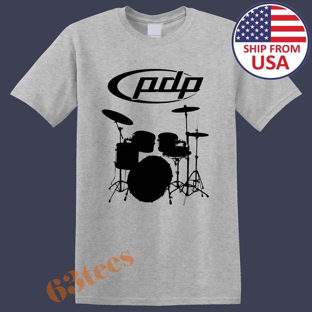 PDP Drums Men's Grey Size S to 5XL Unisex