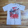 Newtone "Sunset In The Park" Mens 0 Cream Graphic Art Casual Surf Boho Unisex