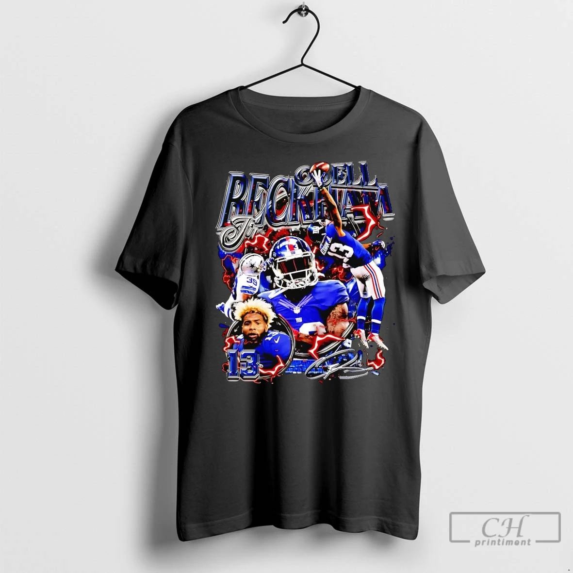 Premium Odell Beckham Jr Picture Collage New York Giants Unisex