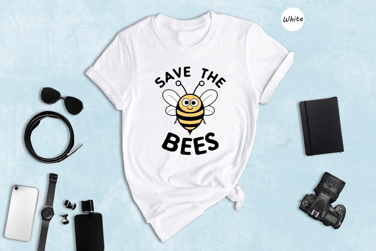 Save The Bees , Cute Bee , Beekeeper , Powerful Shirt Unisex
