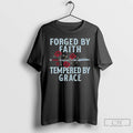 Classic Sword And Rose Forged By Faith Tempered By Grace T Shirts Unisex