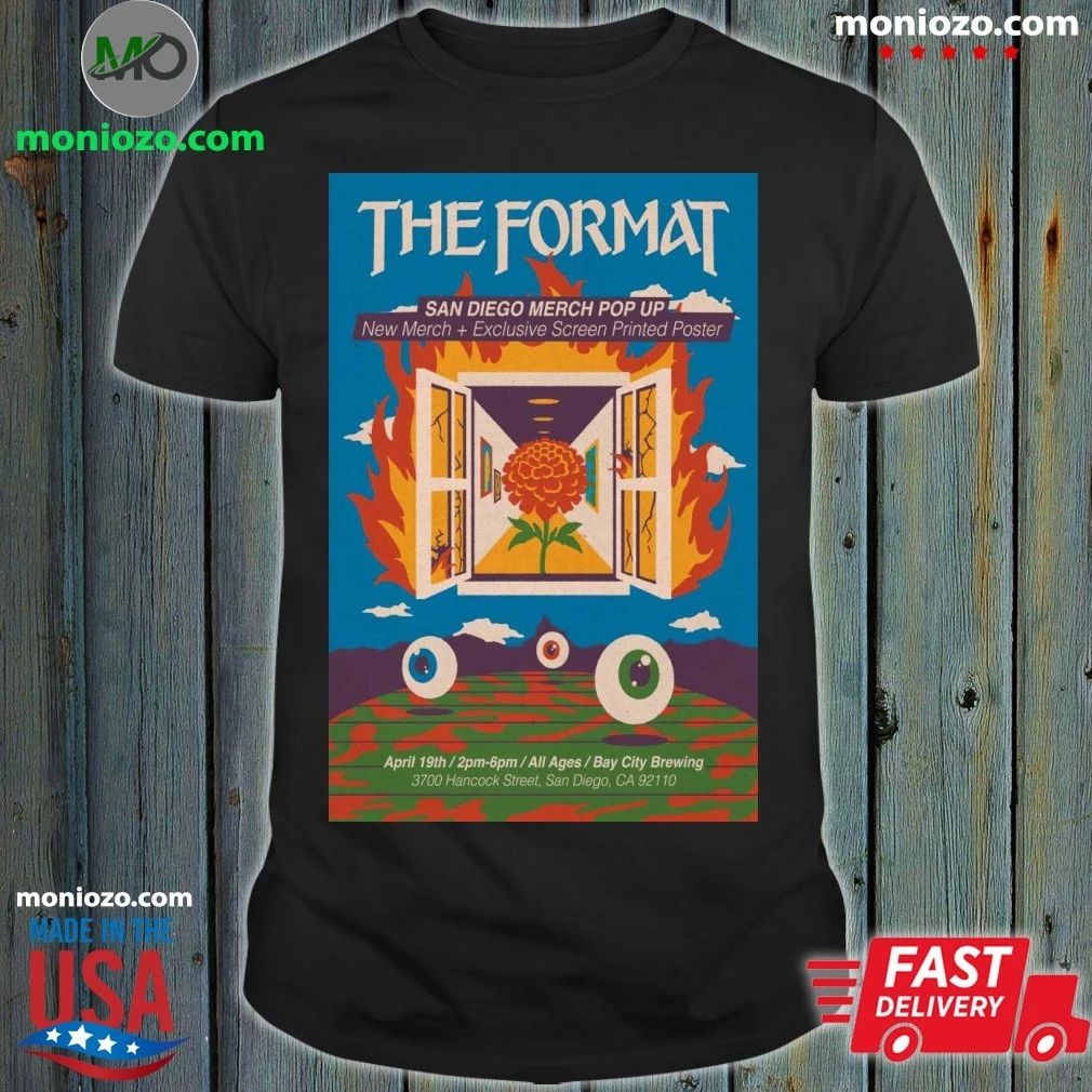 The Format Concert Tour 2026 04 19 San Diego, CA Poster Shirt Unisex