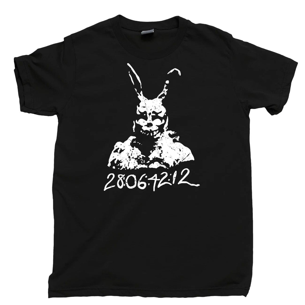 Donnie Darko T Shirt 28 06 42 12 Frank Bunny Rabbit Suit Time Travel Movie Tee Unisex