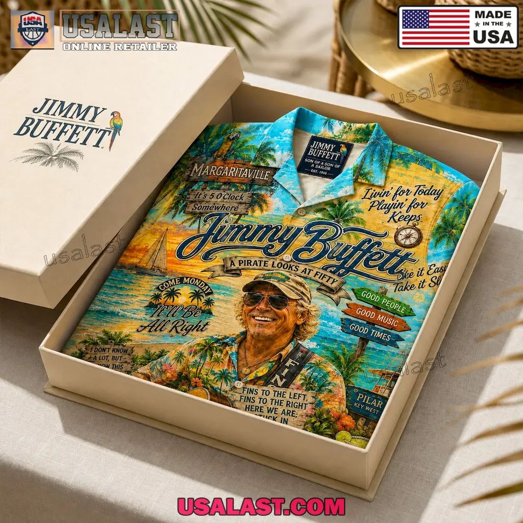 Jimmy Buffett Margaritaville A Pirate Looks At Fifty Trending Hawaiian Shirt
