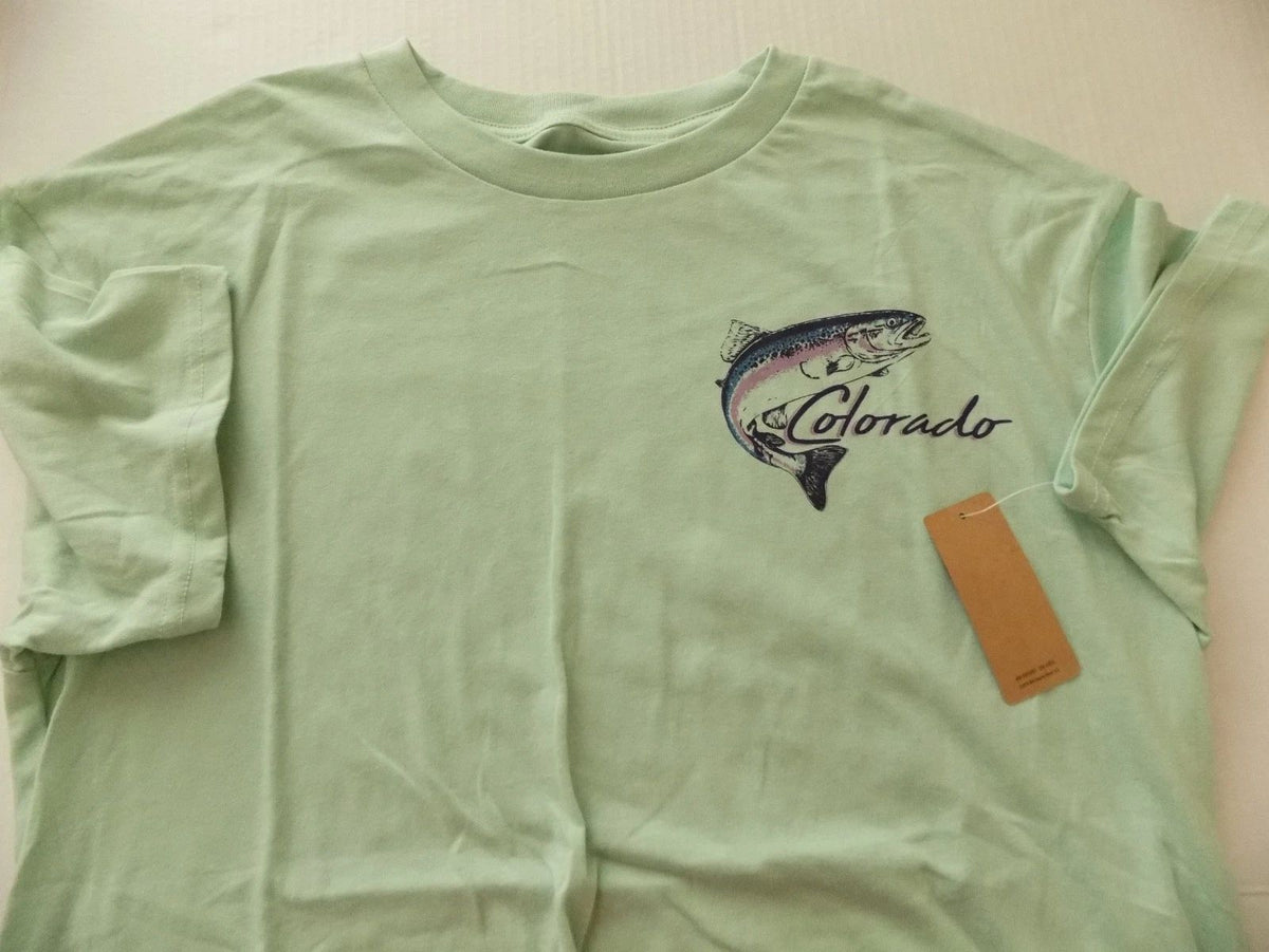 Colorado Fishing Adult Large Cotton/Poly Green NOS w/Tag Unisex