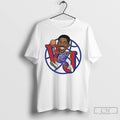 Classic Vj Edgecombe Philadelphia 76ers Basketball Player Caricature T Shirts Unisex