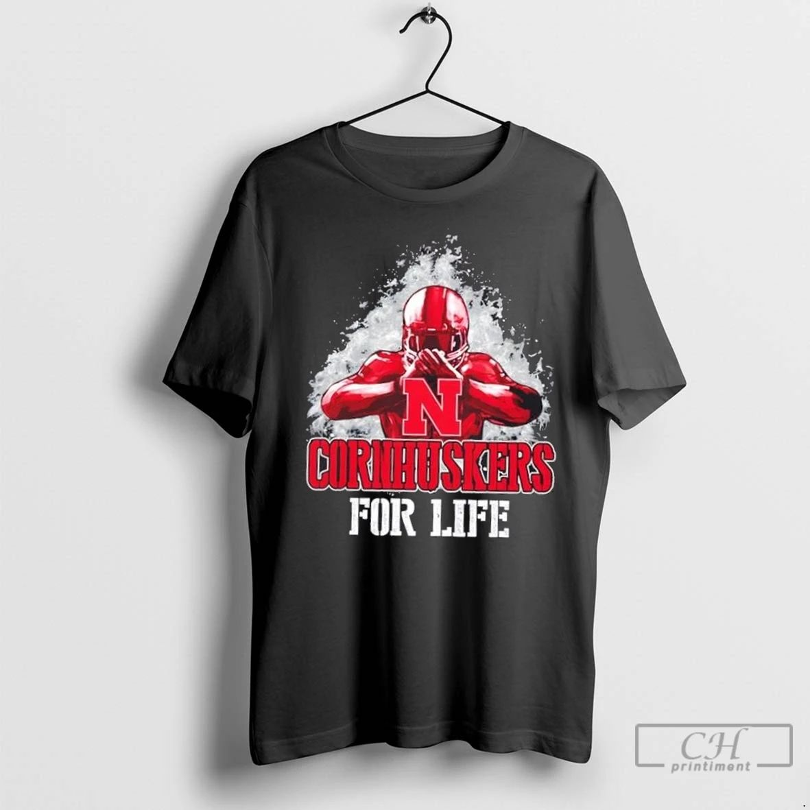 Premium Nebraska Cornhuskers Football For Life Unisex