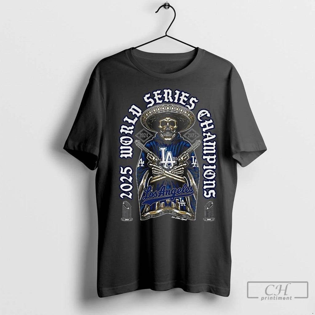 Premium Skeleton Mexico Los Angeles Dodgers Back 2 Back World Series Champions Game 7 Of Unisex