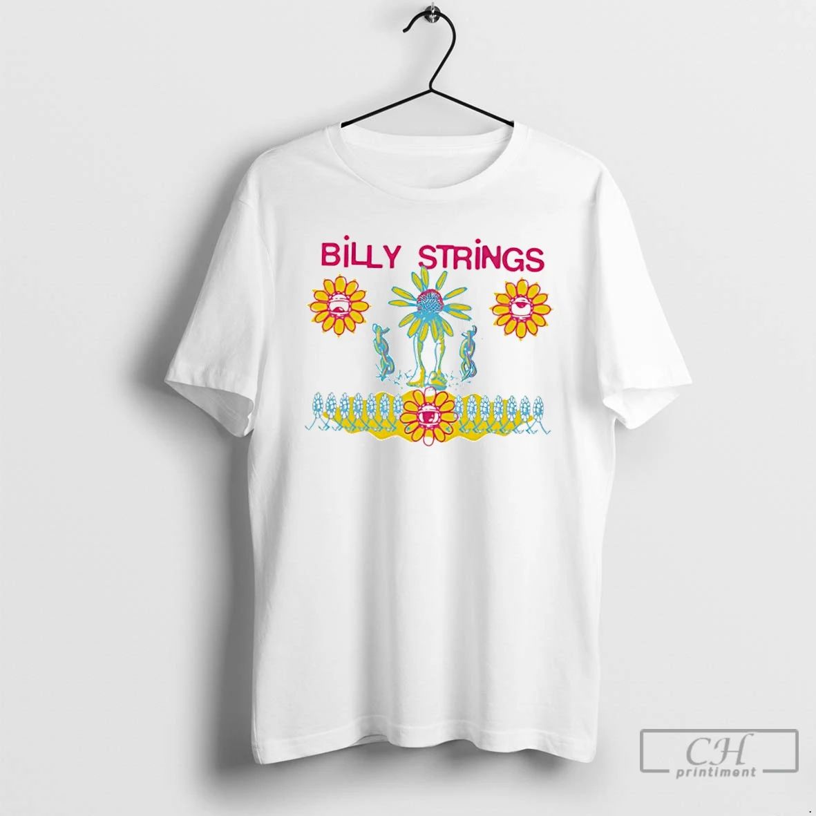 Classic Billystringss Seeing Flower T Shirts Unisex