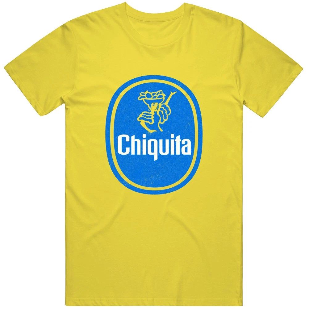Chiquita, T, Bananas Vintage Retro Daisy Yellow Unisex Soft Cotton tee T Shirt Unisex