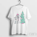 Classic Unicorn Decorating Christmas Tree Holiday Magic White T Shirts Unisex
