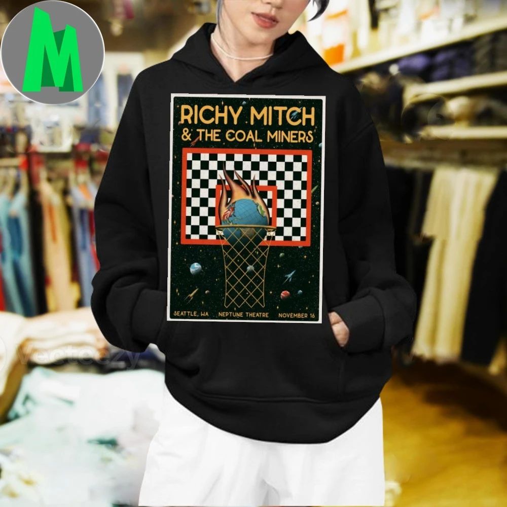 Richy Mitch And The Coal Miners Neptune Theatre in Seattle WA Nov 16 2025 Poster Shirt Unisex