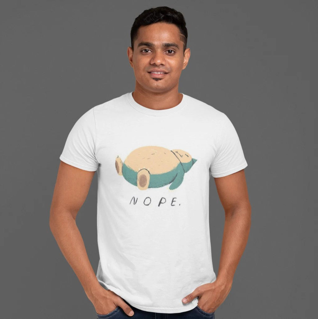 Men's Short Sleeve White, NOPE Unisex