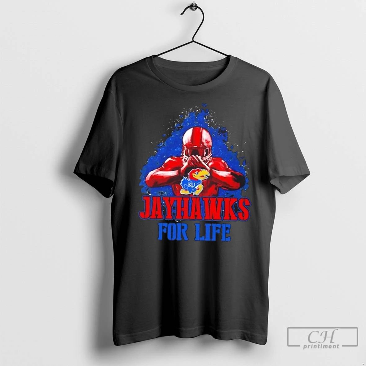 Premium Kansas Jayhawks Football For Life Unisex