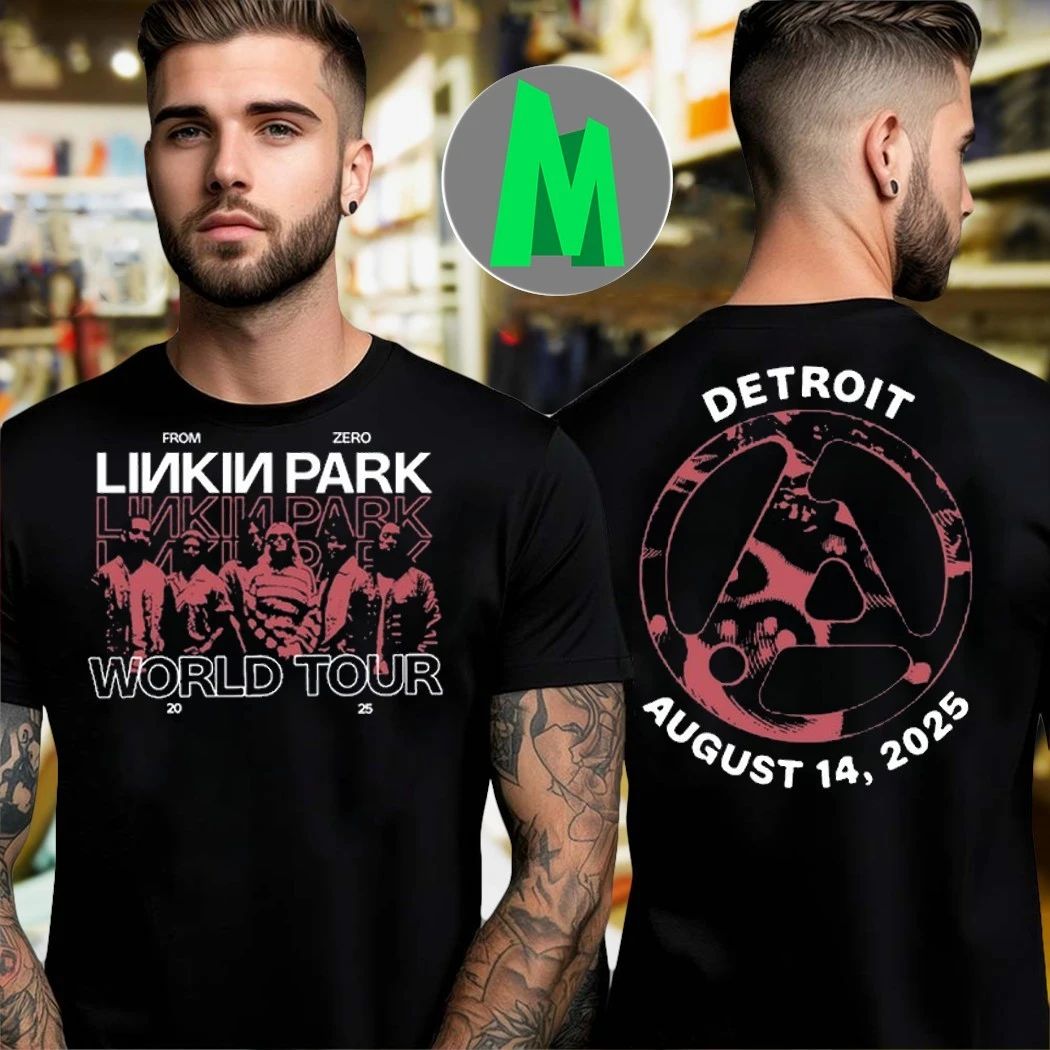 Linkin Park Tour Detroit 2025 Unisex