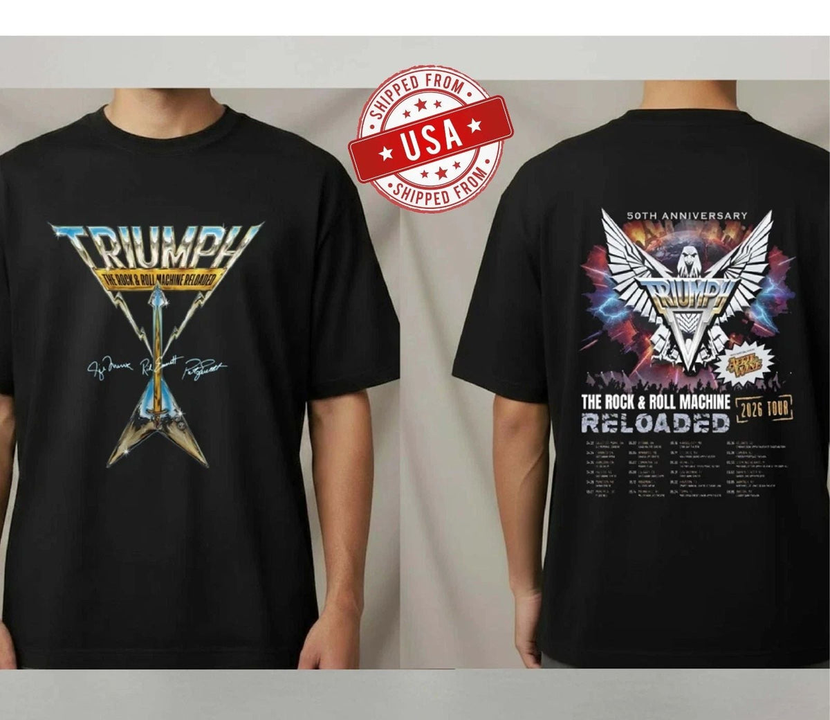 FAST SHIP - Triumph Band 50th Anniversary 2026 Tour Unisex