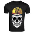 Skeleton Surfing Ocean Wave Funny Summer Graphic Unisex