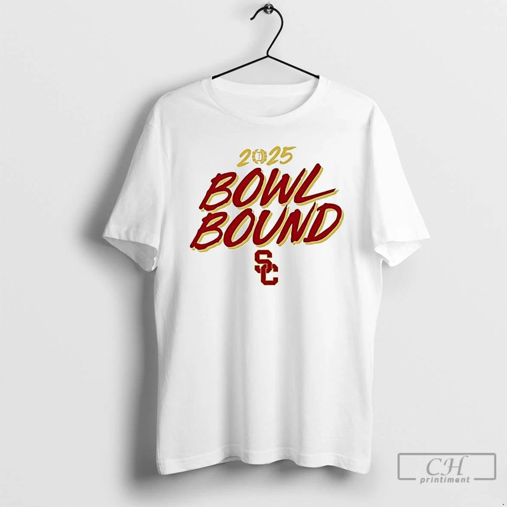 Premium Bowl Season 2025 Usc Trojans Football Bound T Shirts Unisex
