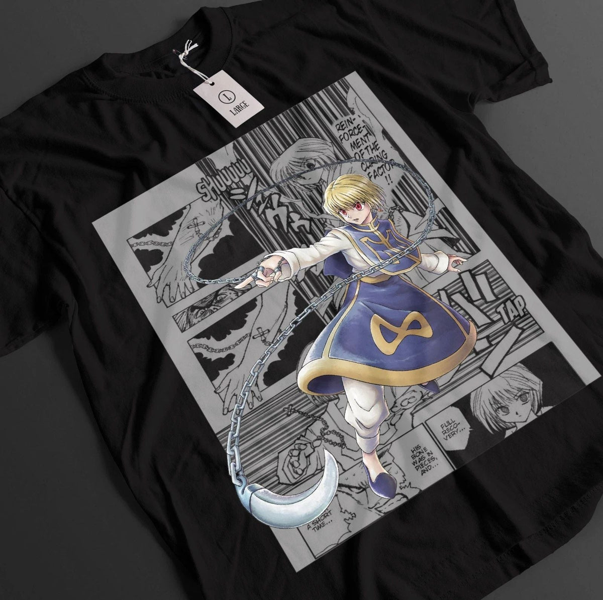 Hunter x Hunter Shirt Kurapika Gon Killua HxH Leorio Anime Unisex Tee Unisex