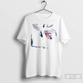 Premium Los Angeles Dodgers 2025 World Series Champions Roster 2 Sided T Shirts Unisex