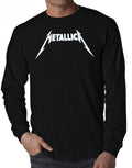 METALLICA LOGO PUNK ROCK BAND long sleeve shirt Men's Sizes Unisex