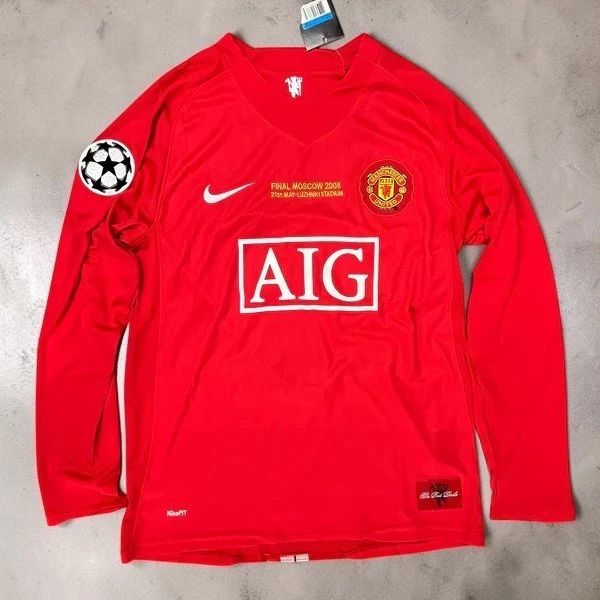 2007-08 Manchester United Home Retro Jersey Unisex