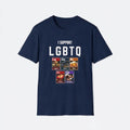 I Support LGBTQ Shirt, Funny Meme Shirt, 100% Cotton Unisex Shirt, Trendy Shirt Unisex