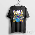 Premium Skeleton Luka Doncic Loyalty Shattered Fire Unchanged T Shirts Unisex