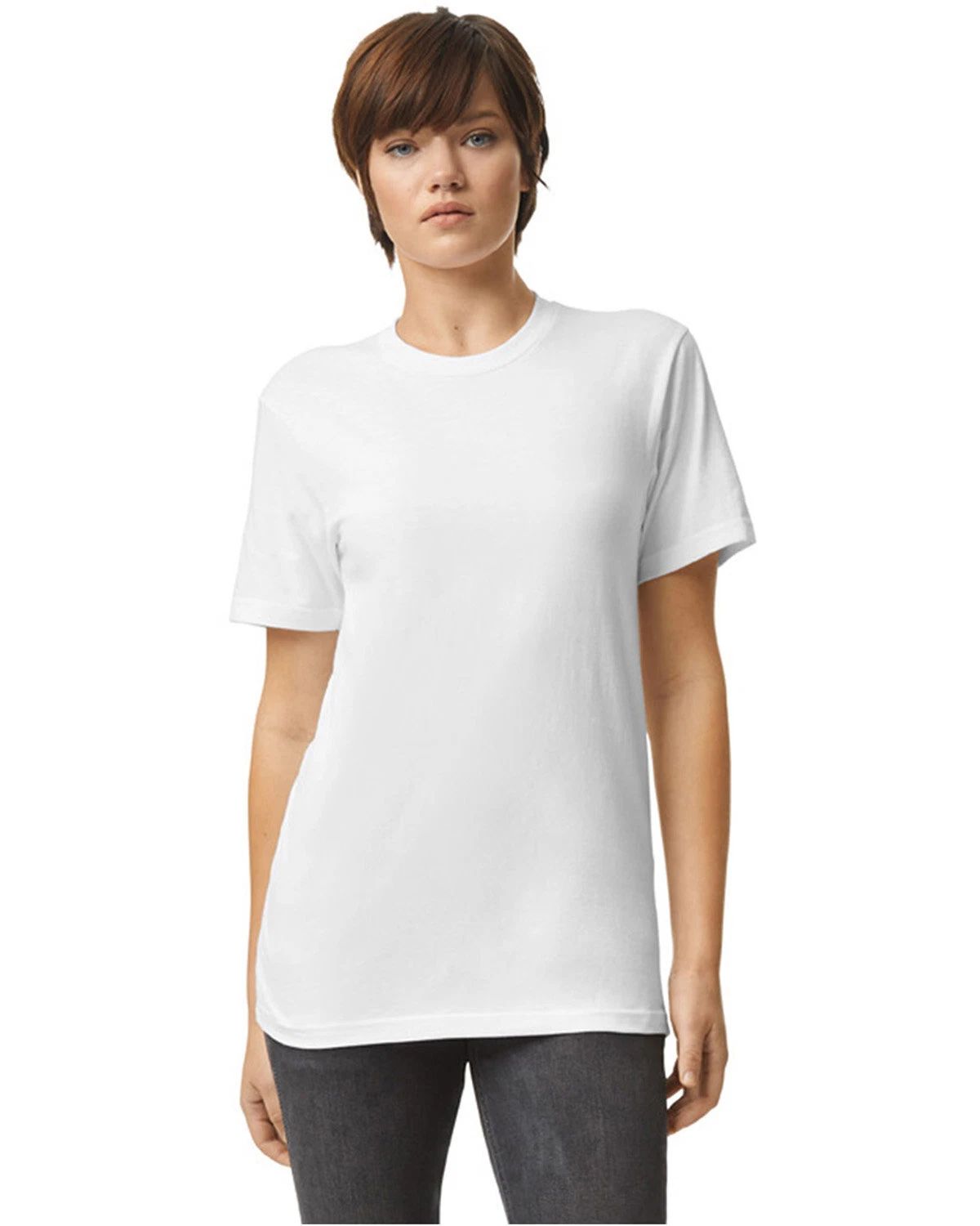 American Apparel Unisex CVC Stylish T Shirt Casual Plain - 2001CVC Unisex