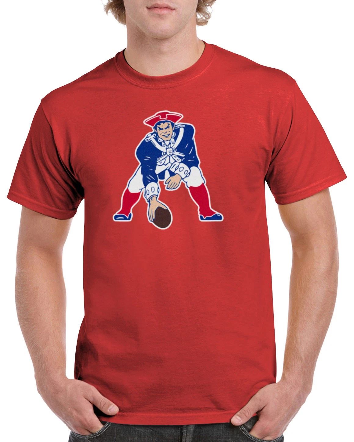 Patriots New England Football Old Classic Retro Throwback GNP02 Unisex