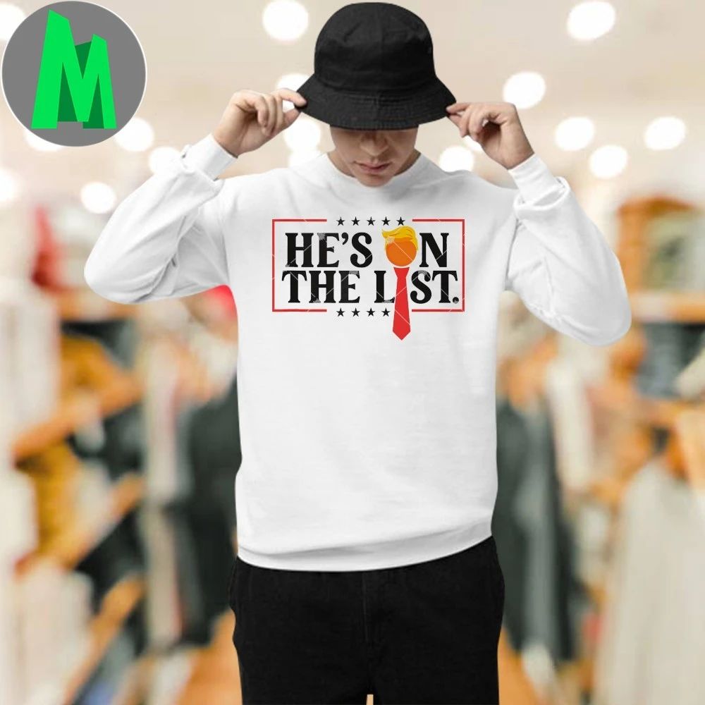 He’s On The List Release The Files USA No Kings In America Shirt Unisex