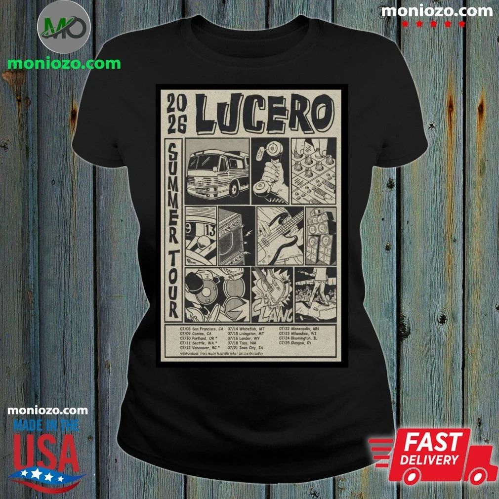 Lucero Music Summer Tour 2026 Poster Shirt Unisex