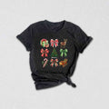 Christmas Coquette Bow Shirt, Christmas Tree Shirt, Candy Cane Shirt, Cute Chris Unisex