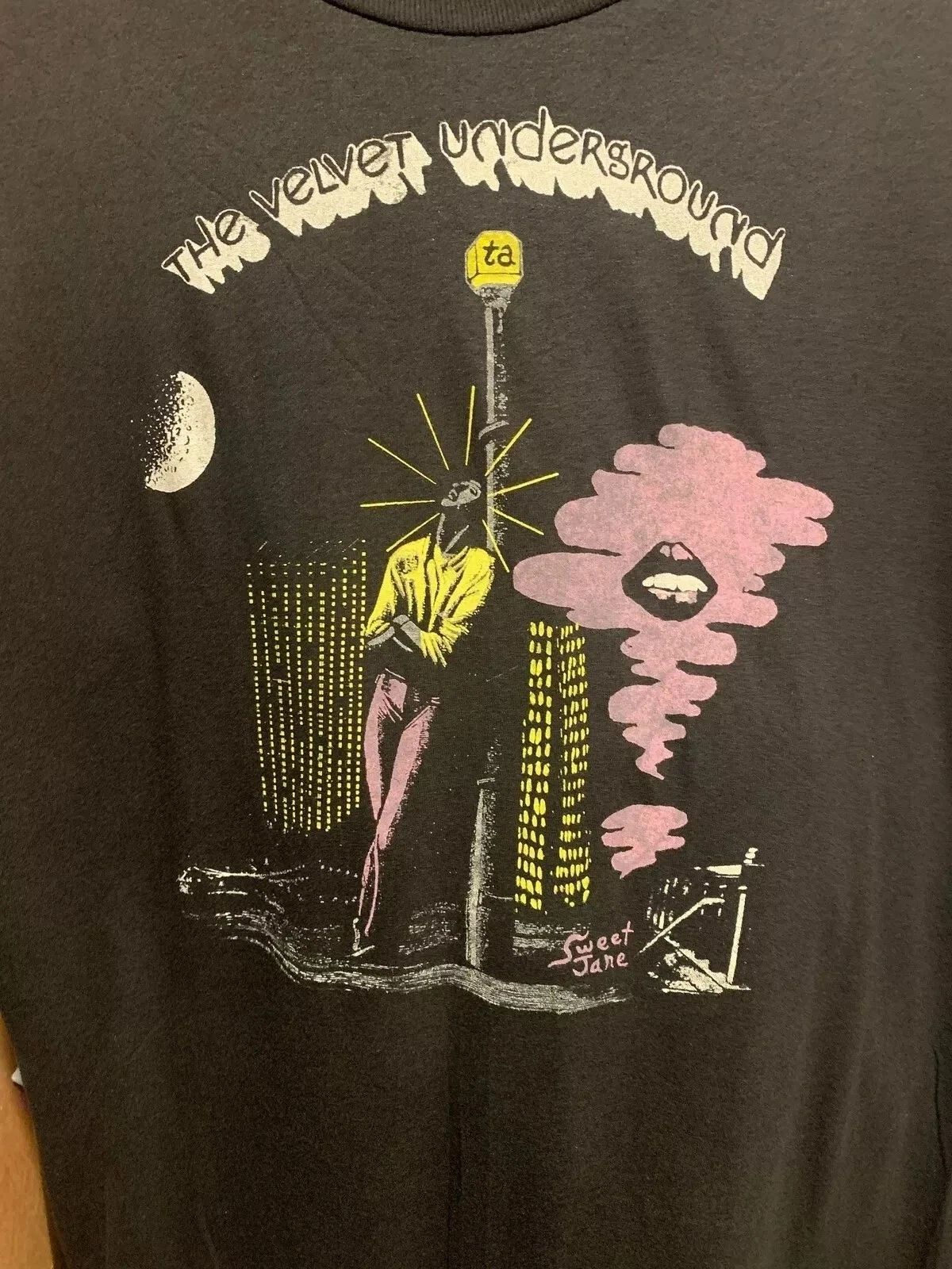 The Velvet Underground Band Cotton Black Unisex Vtg S-5XL S141 Unisex