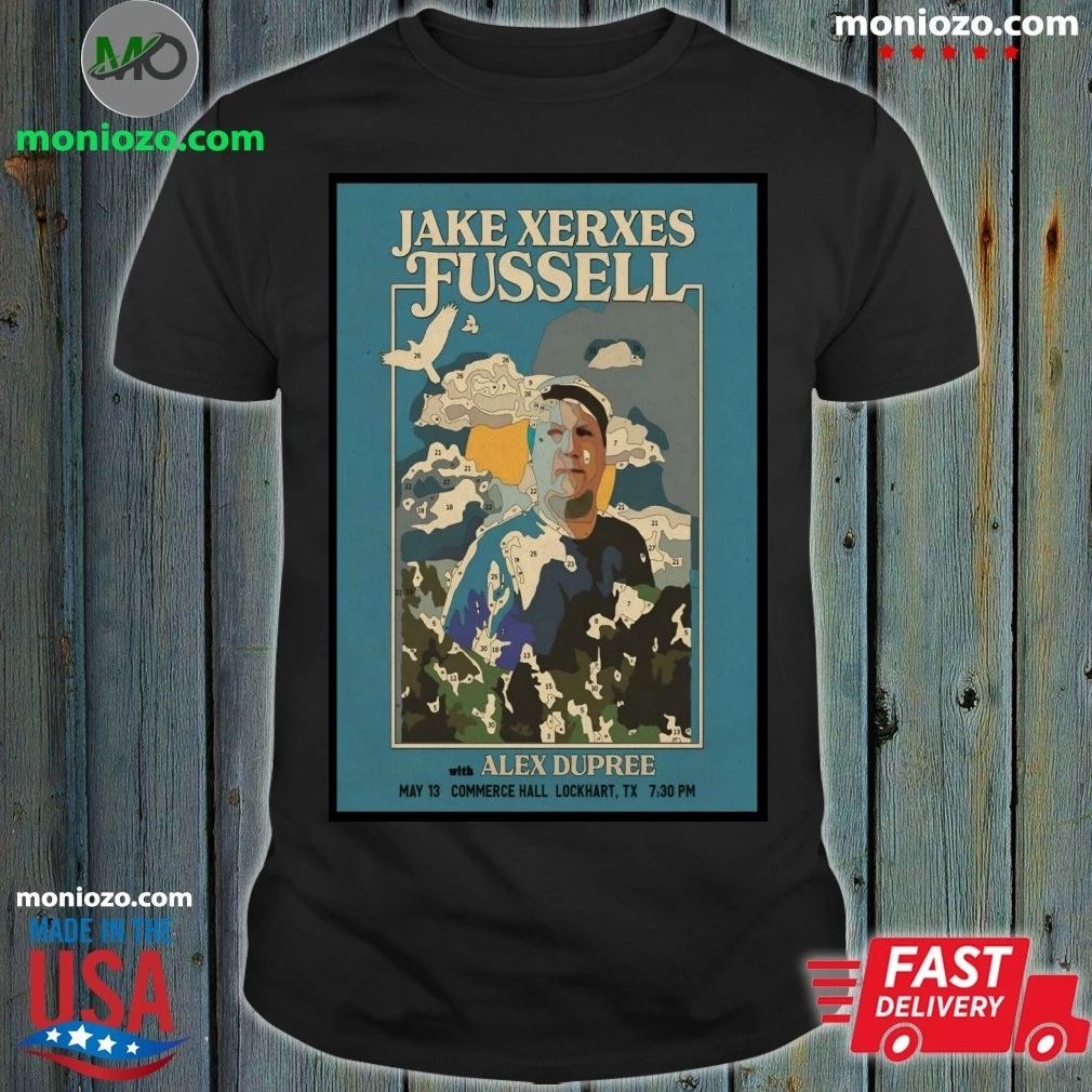 Jake Xerxes Fussell In Lockhart TX On May 13 2026 Poster Shirt Unisex