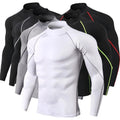 Men Compression Sport Quick Dry Fitness Running Gym Tight Long Sleeve Unisex